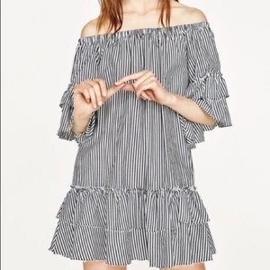 Zara Off The shoulder Dress